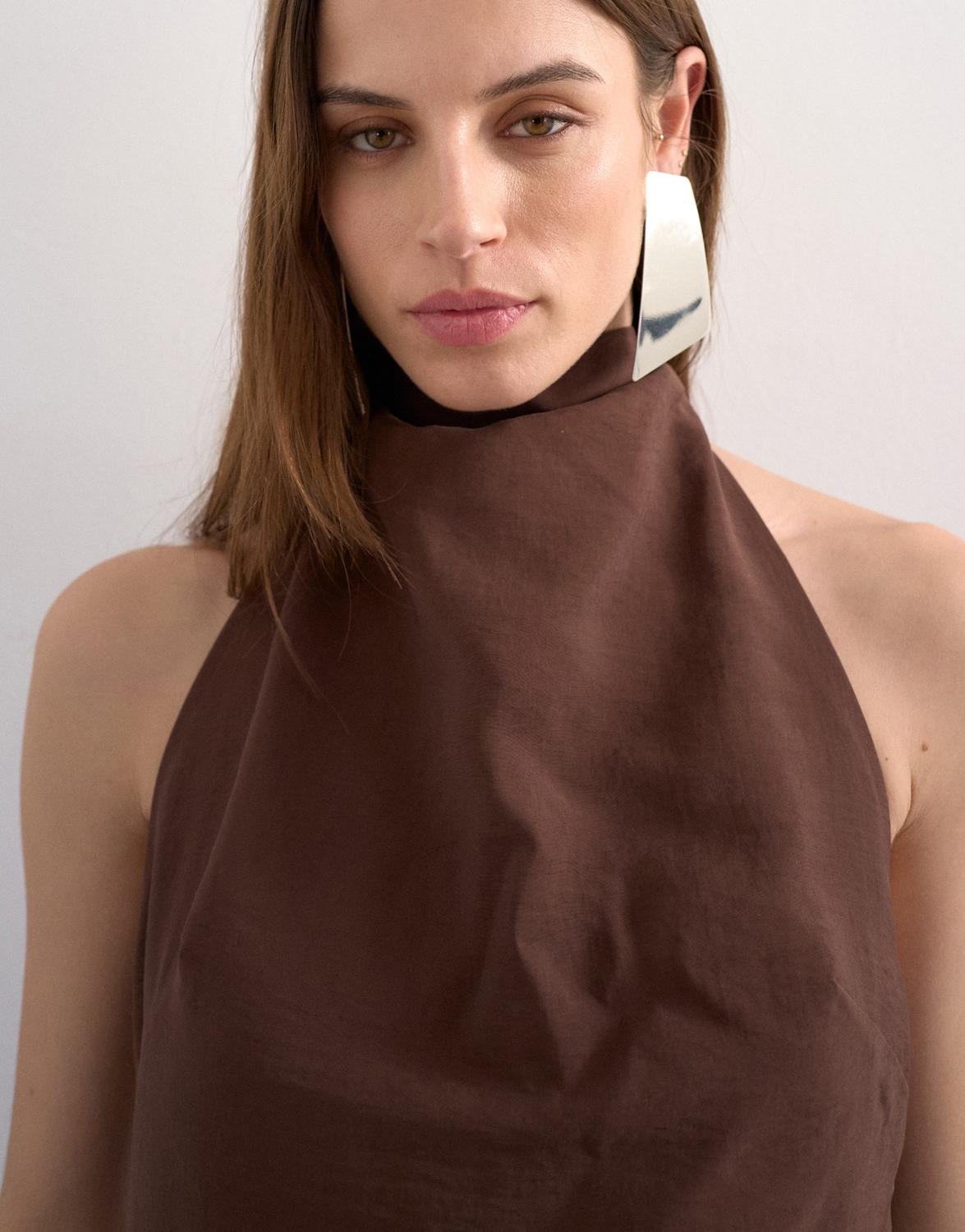 TSGRY Long dress - Chocolate Brown